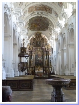 Barockbasilika von innen Barockbasilika von innen